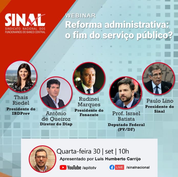 Webinar – Reforma administrativa: o fim do serviço público?
