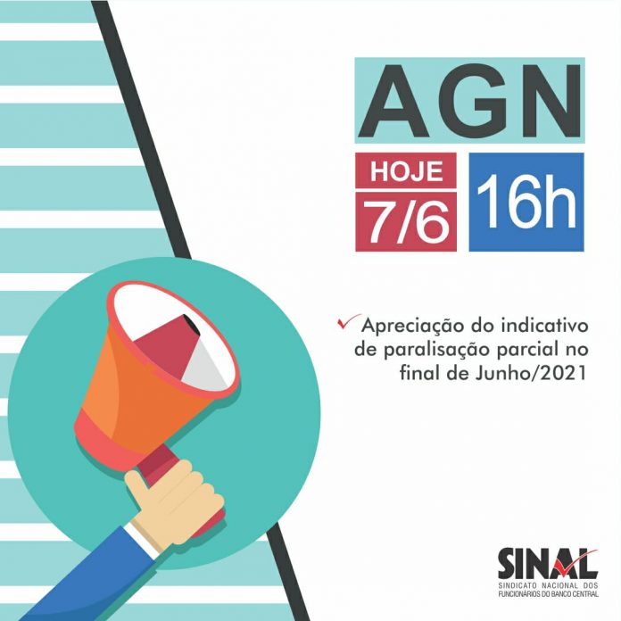 É hoje, às 16h; participe de AGN que discutirá campanha salarial e luta contra a PEC 32/2020