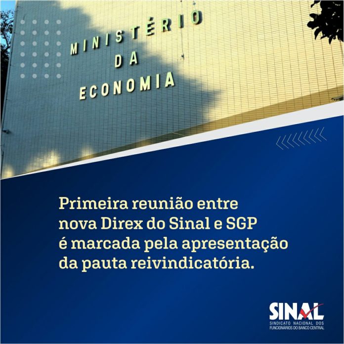 Primeira reunião entre Direx do Sinal e SGP é marcada pela apresentação da pauta reivindicatória