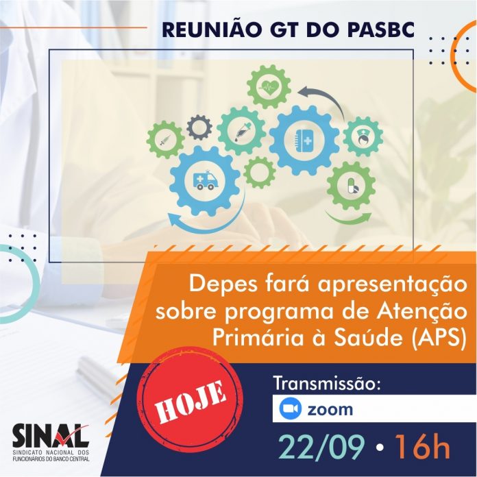 É logo mais, às 16h! Reunião do Grupo de Trabalho do PASBC terá participação do Depes; participe
