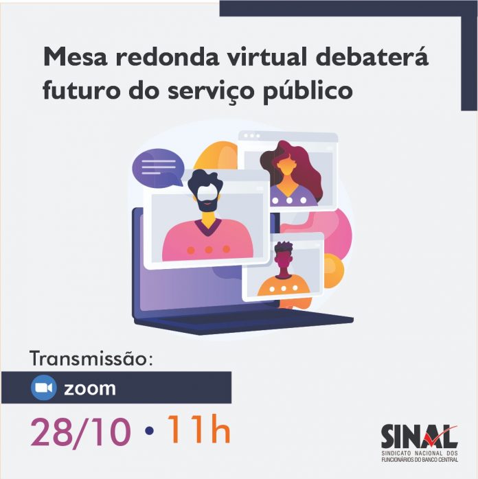 Mesa redonda virtual nesta quinta-feira, 28, debaterá futuro do serviço público