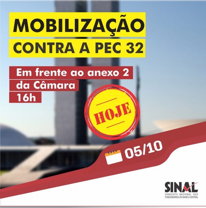 Servidor, integre a luta contra a PEC 32/2020