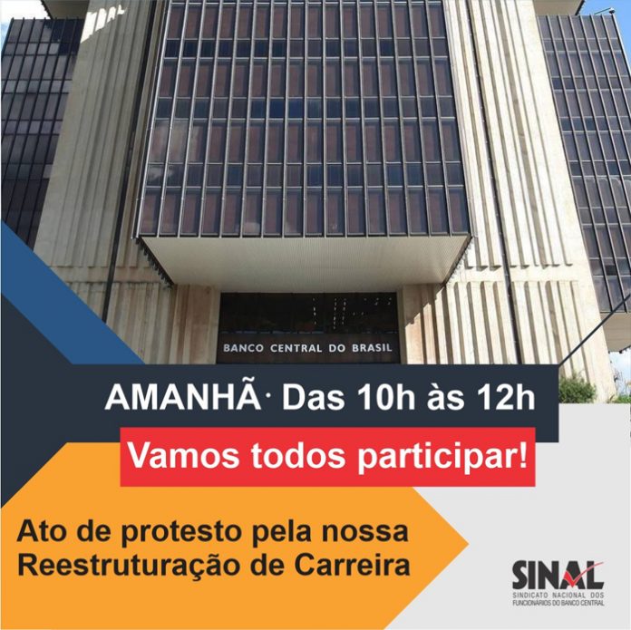 É amanhã! Participe da mobilização nacional pela reestruturação de carreira