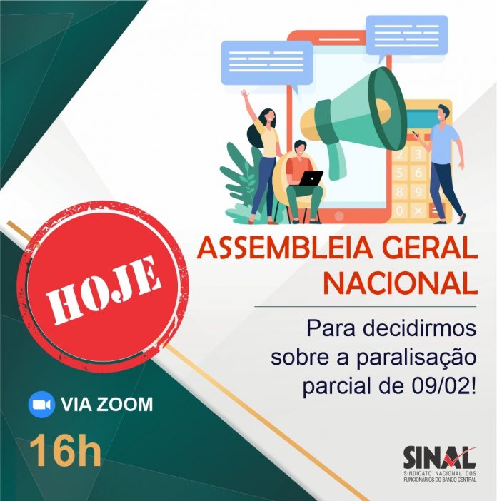 É hoje, às 16h! Em AGN, categoria decidirá sobre paralisação
