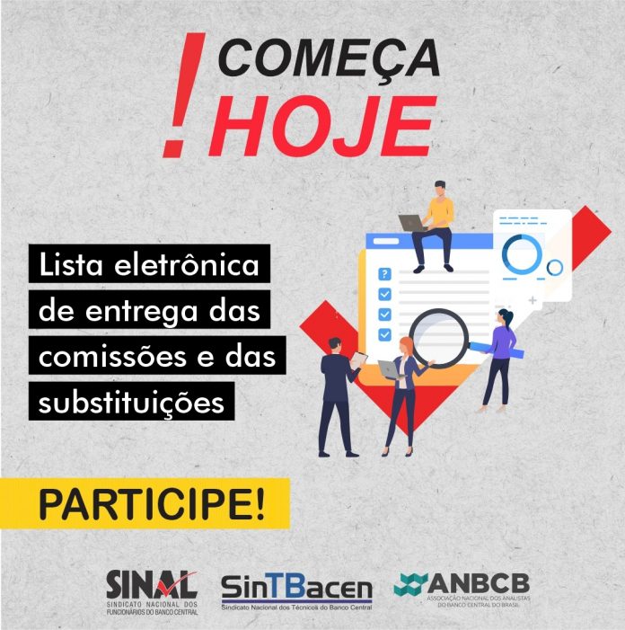 Lista de entrega de comissões e substituições já está disponível; luta seguirá com paralisação no próximo dia 18