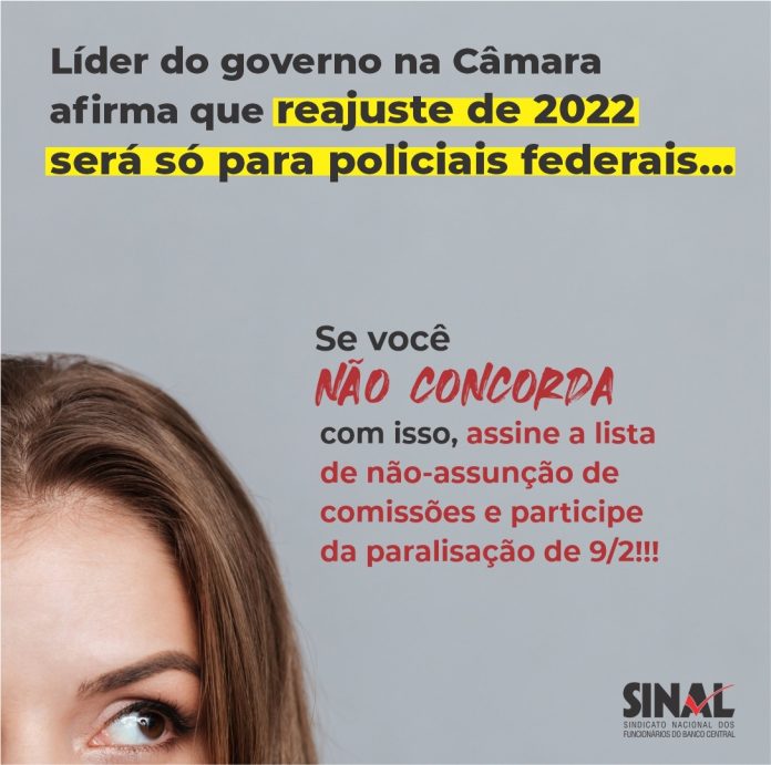 Hora de aumentar a pressão à Diretoria do BC; integre esta mobilização