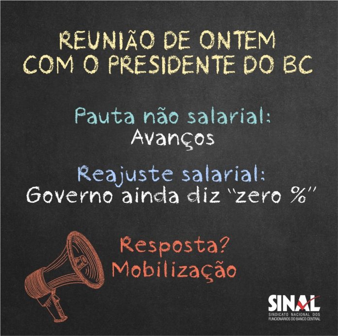Reestruturação: BC propõe avanços funcionais, mas sem reajuste salarial