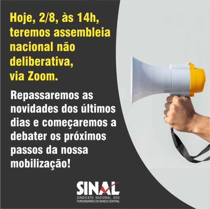 AGN não deliberativa começa às 14h; participe