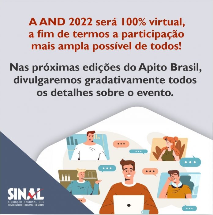 AND virtual permitirá ampla participação