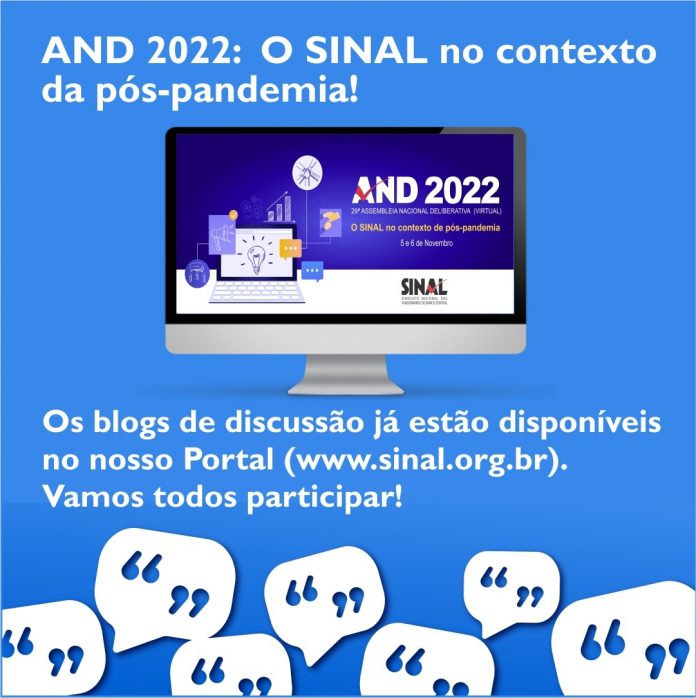 Estão abertos os blogs temáticos para debate dos subtemas da 29ª AND