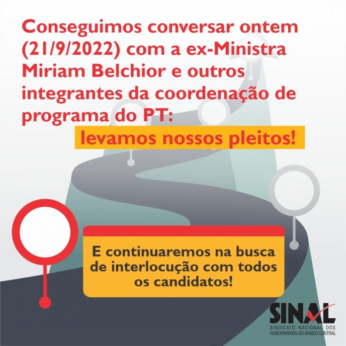 SINAL busca interlocuções com presidenciáveis