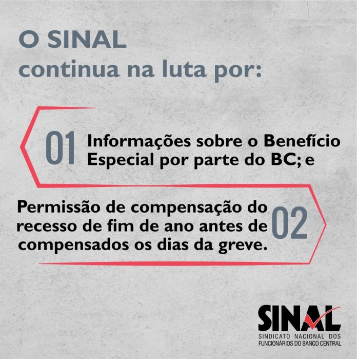 Informações sobre benefício especial e regras para compensação do recesso de fim de ano seguem na pauta do Sindicato