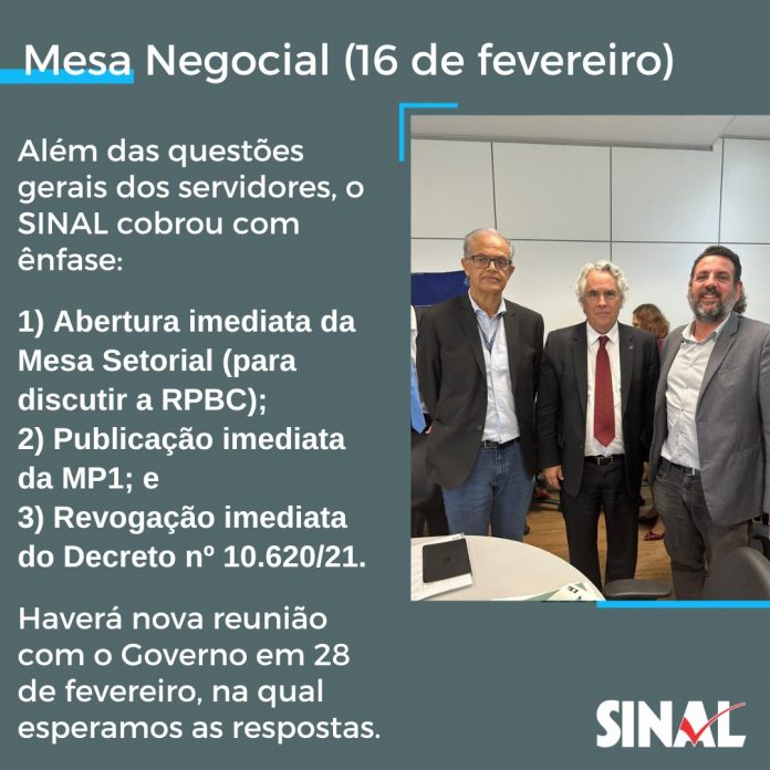 Reajuste geral e demandas específicas dos servidores do BC são temas da primeira reunião da mesa de negociação com o governo