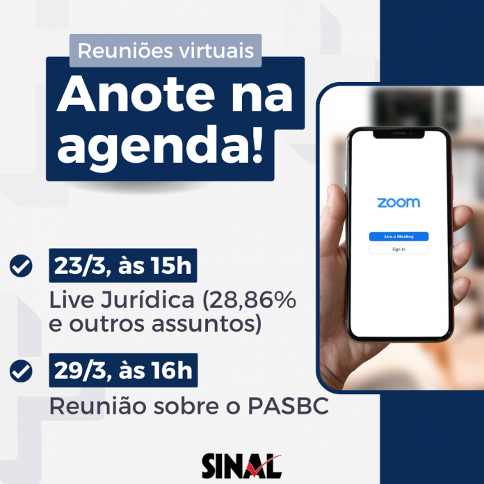 Ações judiciais e PASBC serão temas de eventos virtuais nas próximas semanas
