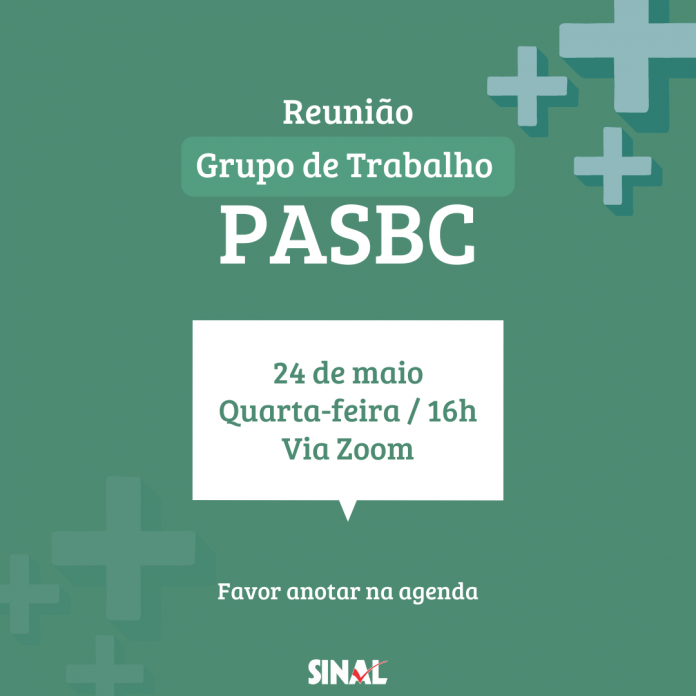 GT do PASBC: reunião virtual ocorrerá no próximo dia 24 de maio; participe!