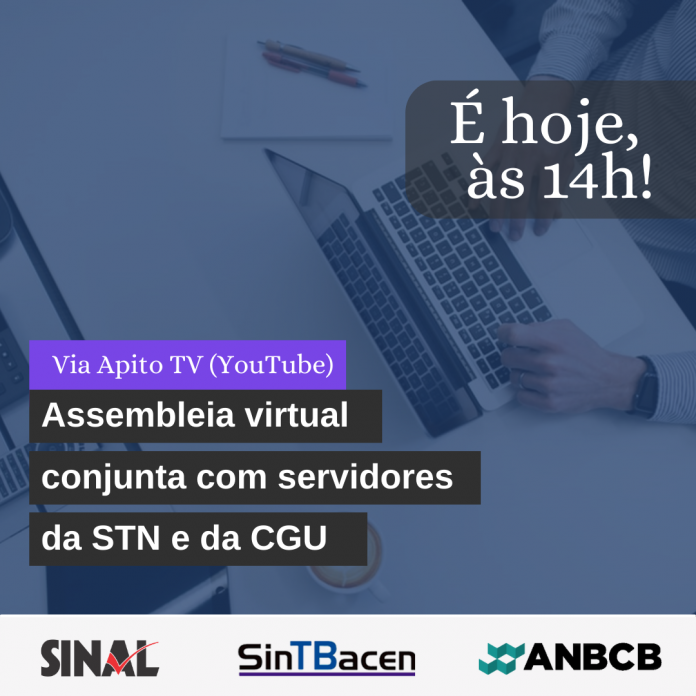 Assembleia conjunta começa logo mais, às 14; participe!