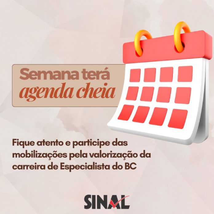 Com reunião da mesa específica à vista, servidores do BC têm agenda cheia