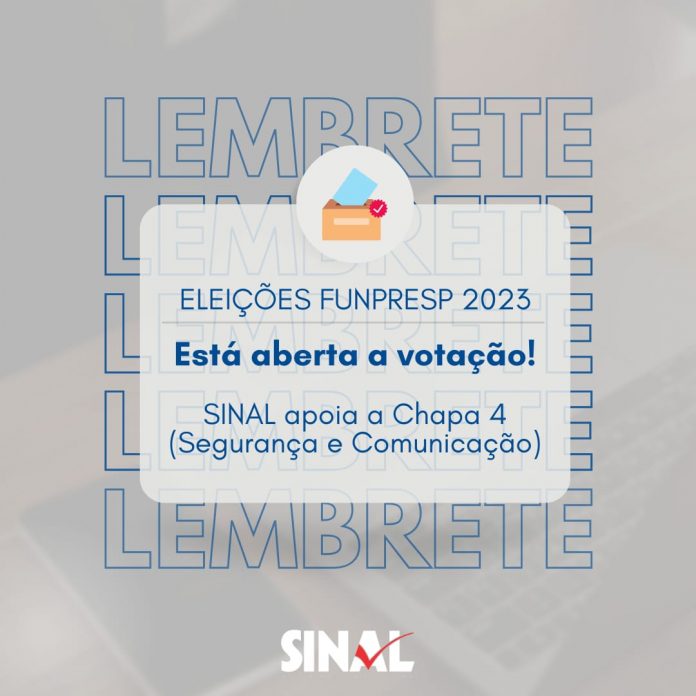 Eleições Funpresp: está aberta a votação