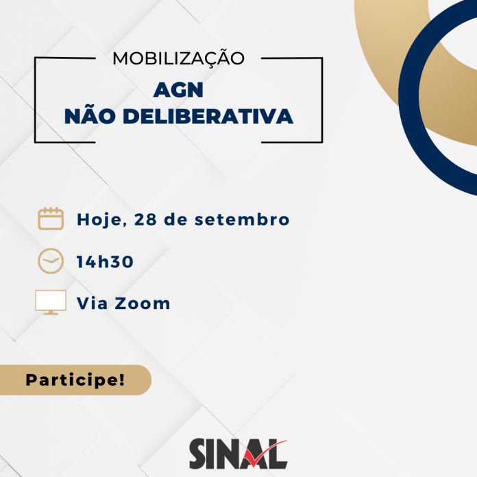 AGN não deliberativa, logo mais, dará continuidade aos debates sobre a mobilização