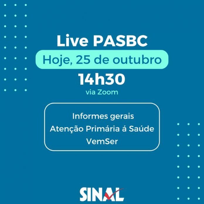 PASBC: encontro virtual começa às 14h30