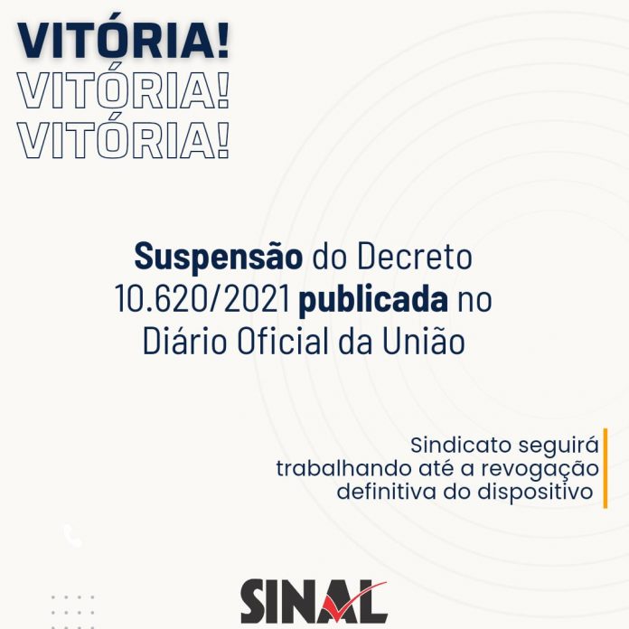 Vitória: governo suspende Decreto 10.620/2021