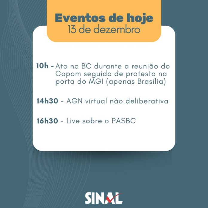 Mobilização segue; confira atividades do dia e compareça
