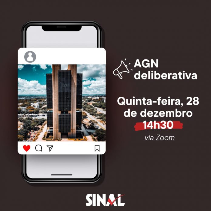 Assembleia amanhã, 28/12, às 14h30