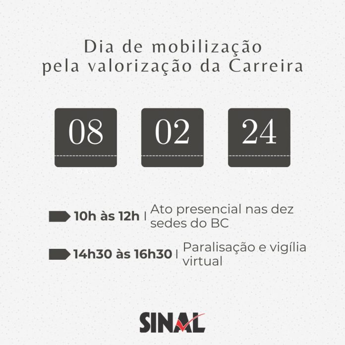 Categoria se prepara com vistas a dia de mobilização em 8 de fevereiro