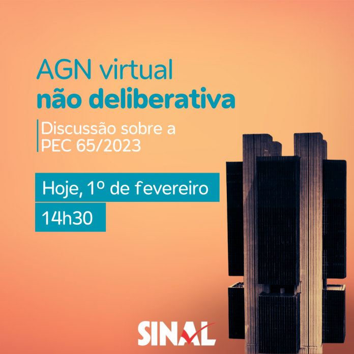 Logo mais, às 14h30: em AGN, servidores discutirão PEC 65/2023