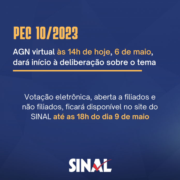 PEC dos Quinquênios: AGN com votação eletrônica começa hoje, às 14h; participe