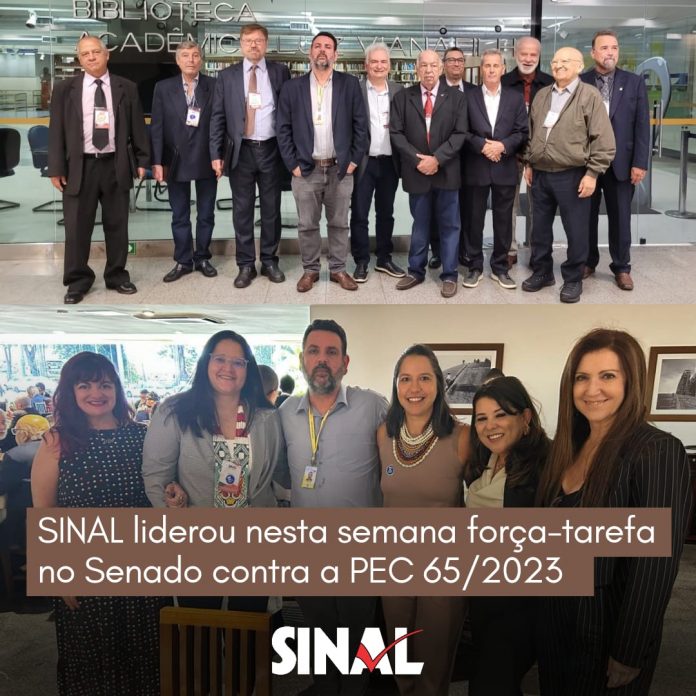 SINAL conduz força-tarefa no Senado contra a PEC 65/2023