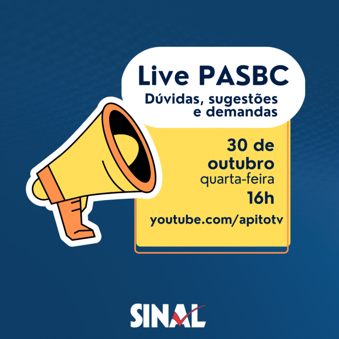 Live sobre o PASBC ocorrerá em 30 de outubro