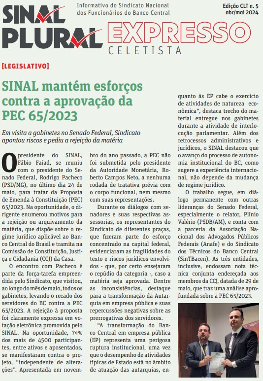 Edição 33 – CLT