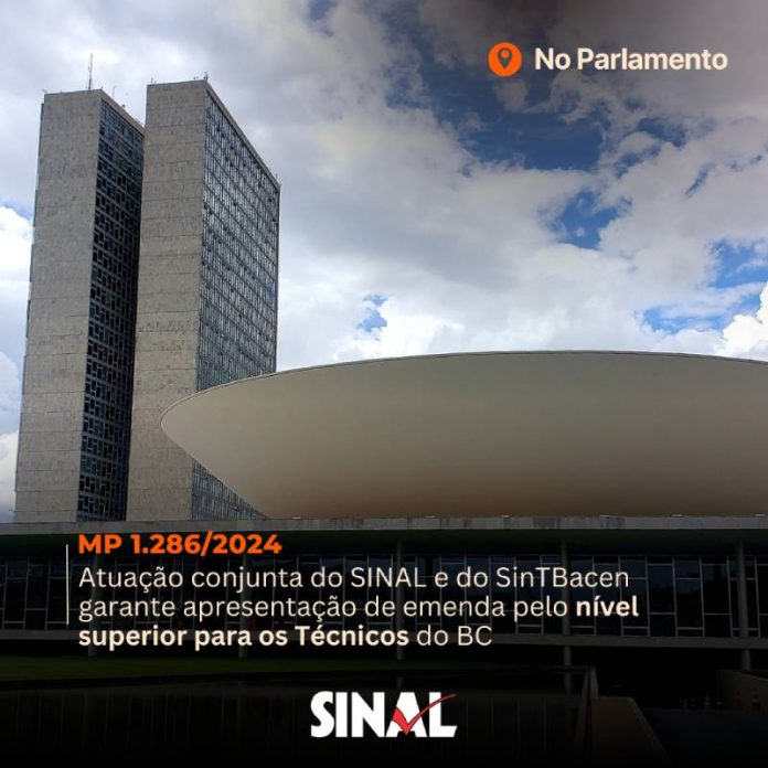 MP 1.286/2024: emenda busca nível superior para Técnicos do BC