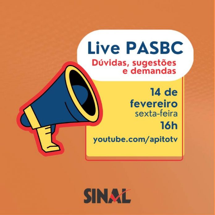 PASBC: dúvidas, demandas ou sugestões? Participe da live na próxima sexta-feira, 14