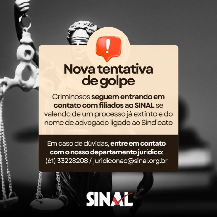 Filiados seguem sendo alvos de tentativas de golpes