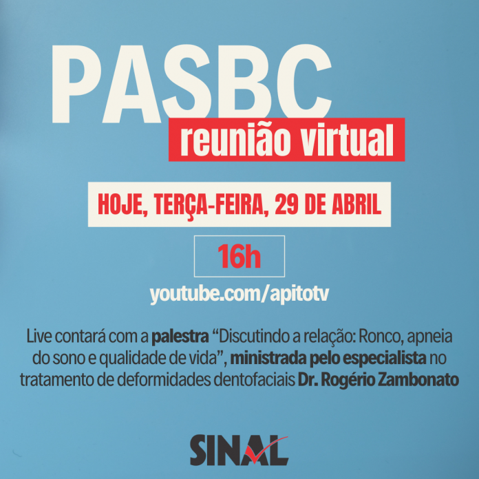 Live sobre o PASBC começa logo mais, às 16h, com transmissão pelo YouTube